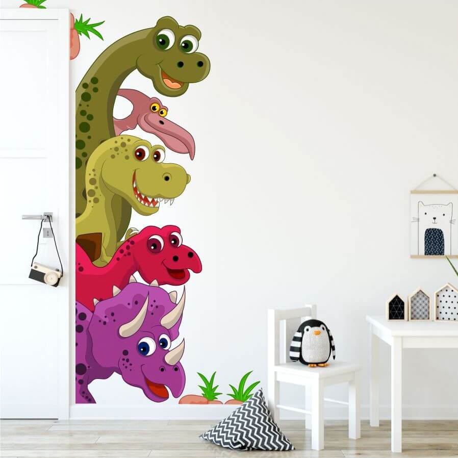 Dinosaurs - Sticker around the door