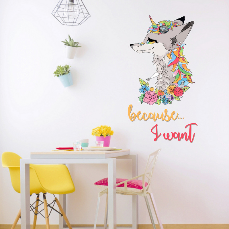 Wall stickers Because I want