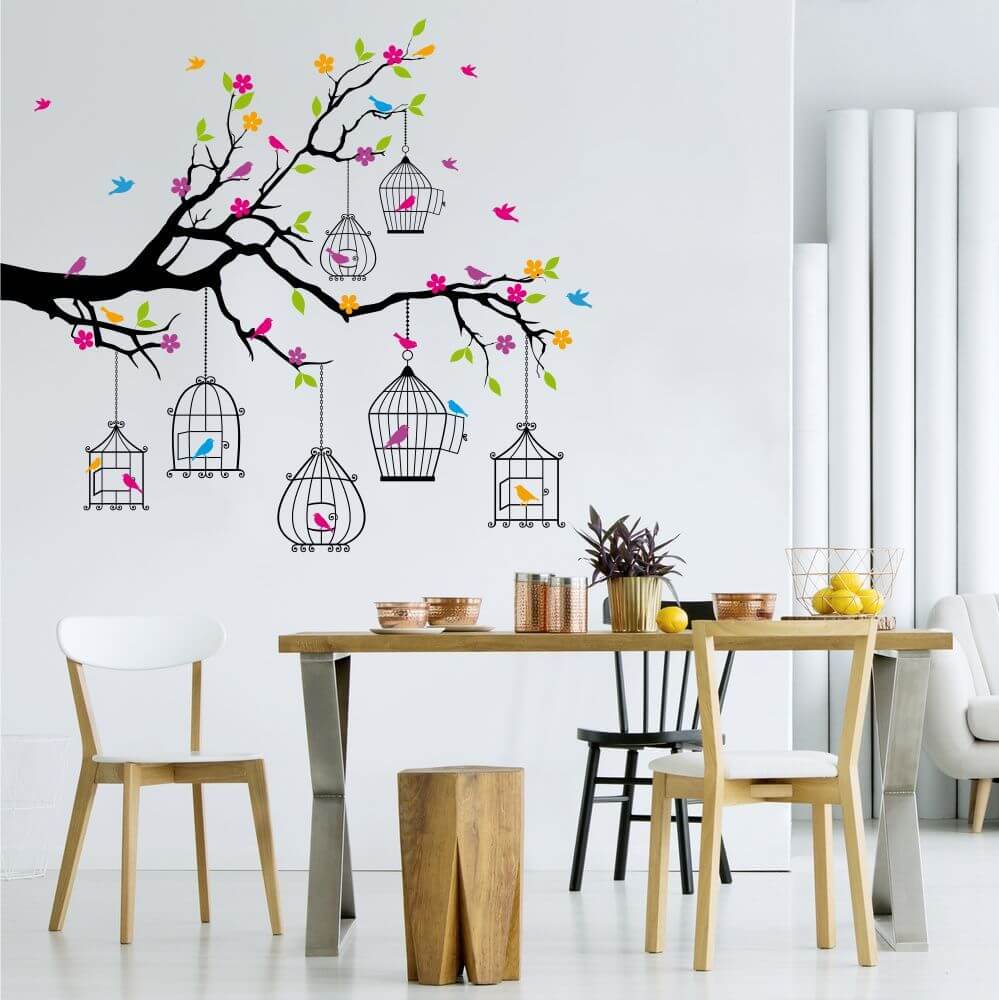 Wall stickers -  Cheerful branch