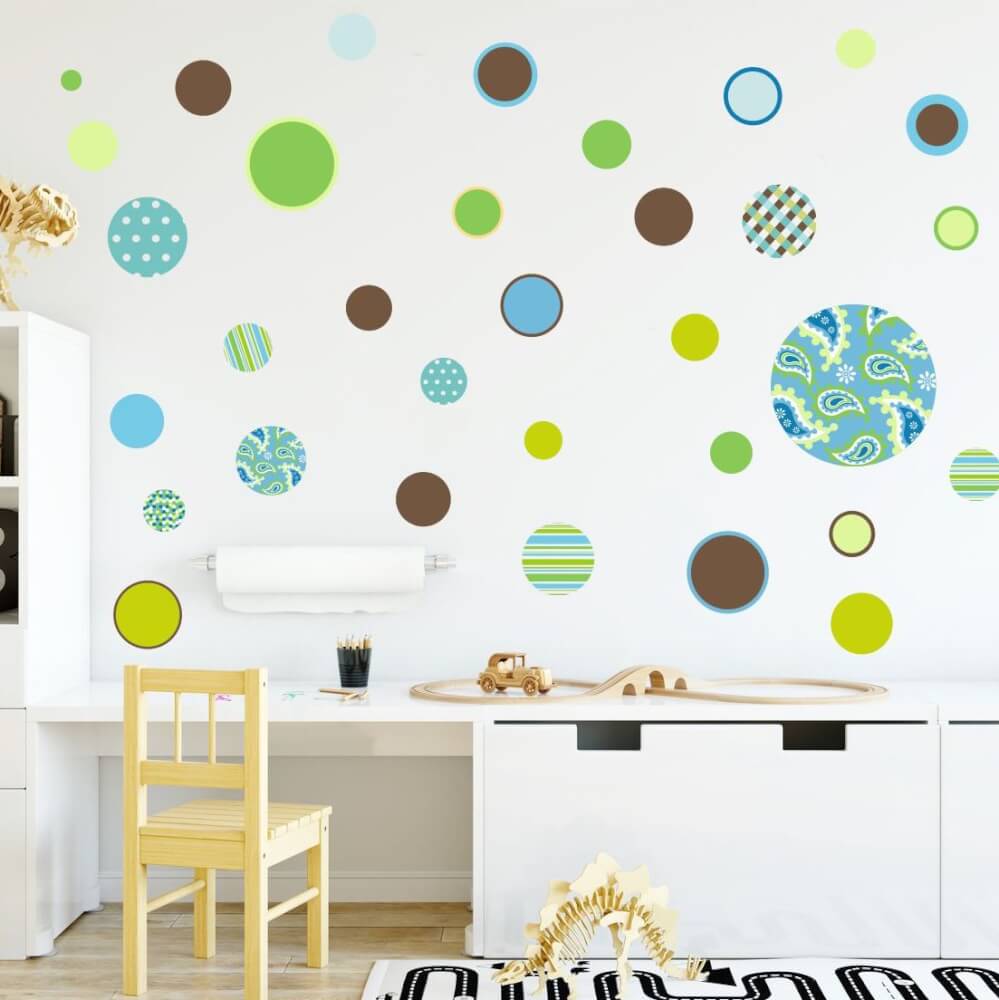 Wall stickers - Circles for boys