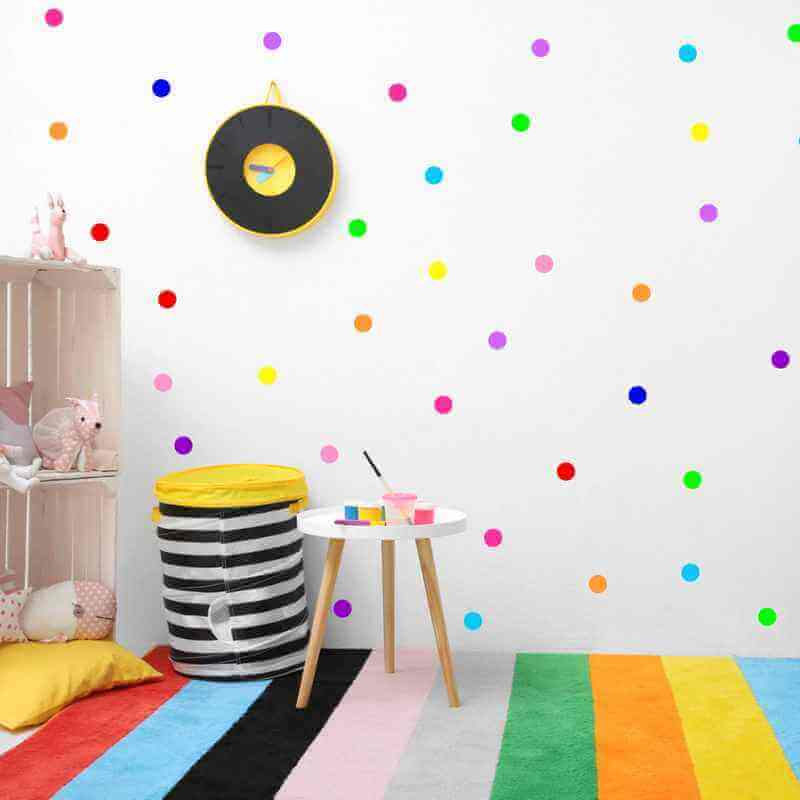 Wall stickers - Coloured dots