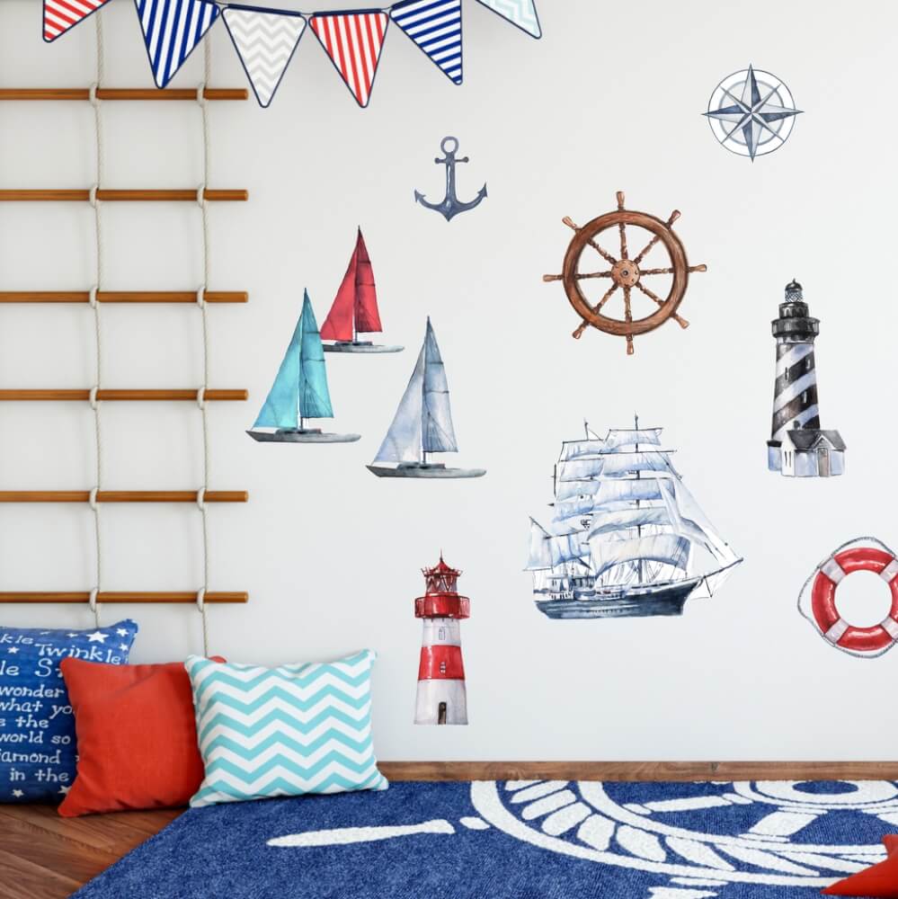 Wall stickers - Sailor's set